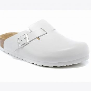 Сабо Birkenstock: Белый матовый